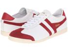 Gola Bullet Leather (white/deep Red) Men's Shoes