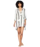 L*space Love Letters Tunic Cover-up (beach Bum Stripe) Women's Swimwear