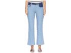 Sonia Rykiel Bicolor Stretch Flare Denim (blue) Women's Jeans