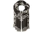 Pendleton Textured Scarf Wrap (black) Women's Clothing