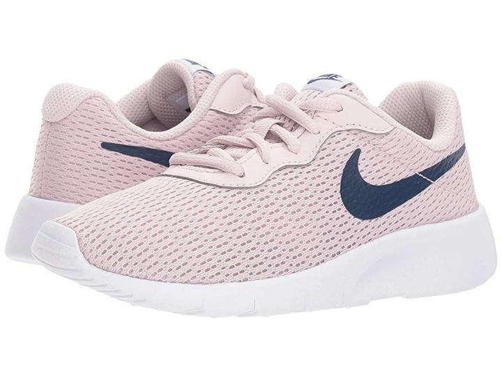 Nike Kids Tanjun (little Kid) (barely Rose/navy/white) Girls Shoes