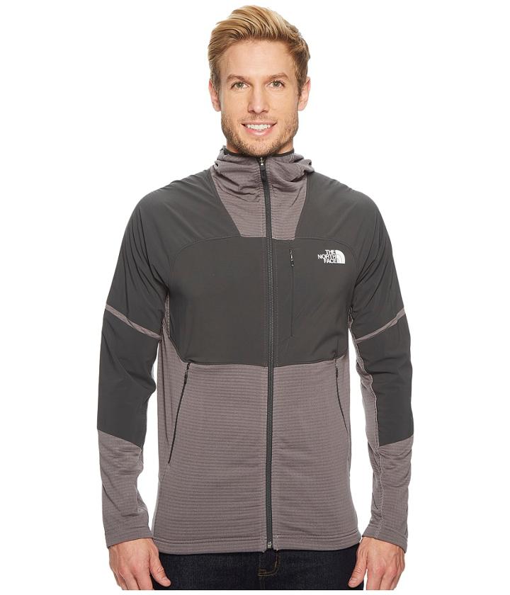 The North Face Progressor Power Grid Fleece Hoodie (medieval Grey/asphalt Grey) Men's Sweatshirt