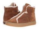 Kennel & Schmenger Basket High Suede And Fleece Sneaker (hazel Suede/natural Shearling) Women's Shoes