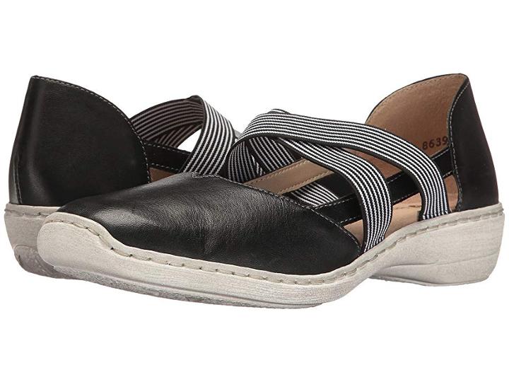 Rieker D1647 Doris 47 (schwarz/schwarz/schwarz) Women's  Shoes