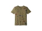 Lucky Brand Kids Wilderness Short Sleeve T-shirt (big Kids) (burnt Olive) Boy's T Shirt