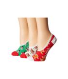 Vans Holiday Party Canoodles 3-pair Pack (multi) Women's Crew Cut Socks Shoes