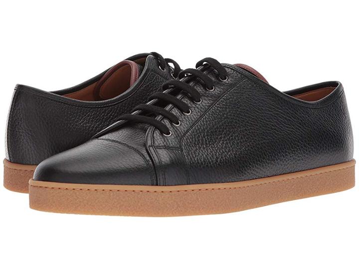 John Lobb Levah Sneaker (black) Men's Lace Up Casual Shoes