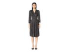 Kate Spade New York Dashing Beauty Metallic Wrap Sweater Dress (black) Women's Dress