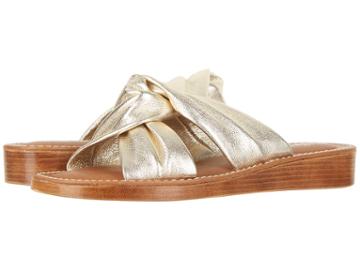 Bella-vita Noa-italy (gold Italian Leather) Women's Sandals