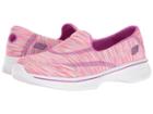 Skechers Kids Go Walk 4 81135l (little Kid/big Kid) (pink/multi) Girl's Shoes