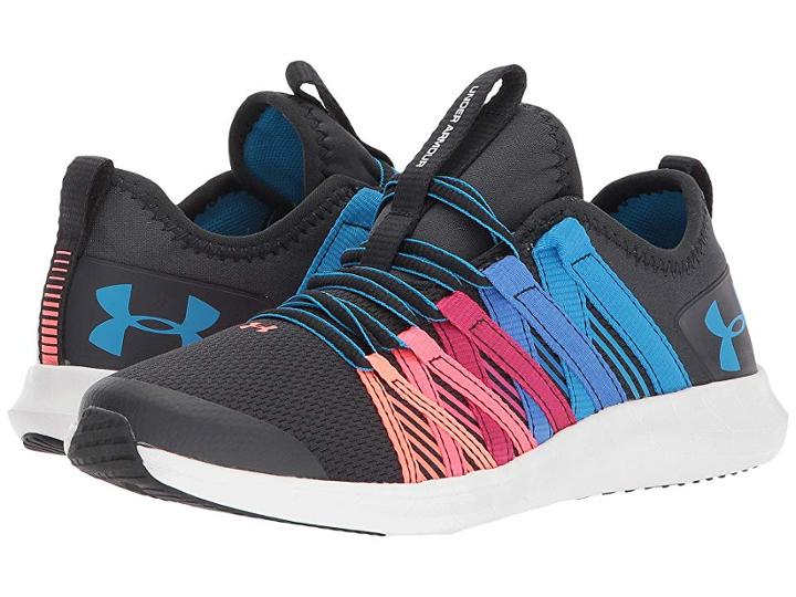 Under Armour Kids Ua Gps Infinity (little Kid) (anthracite/capri) Girls Shoes