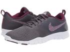 Nike Flex Essential Tr (thunder Grey/bordeaux/gunsmoke) Women's Cross Training Shoes