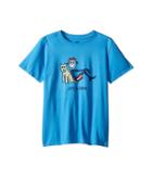 Life Is Good Kids Lean On Me Tee (little Kids/big Kids) (marina Blue) Boy's T Shirt