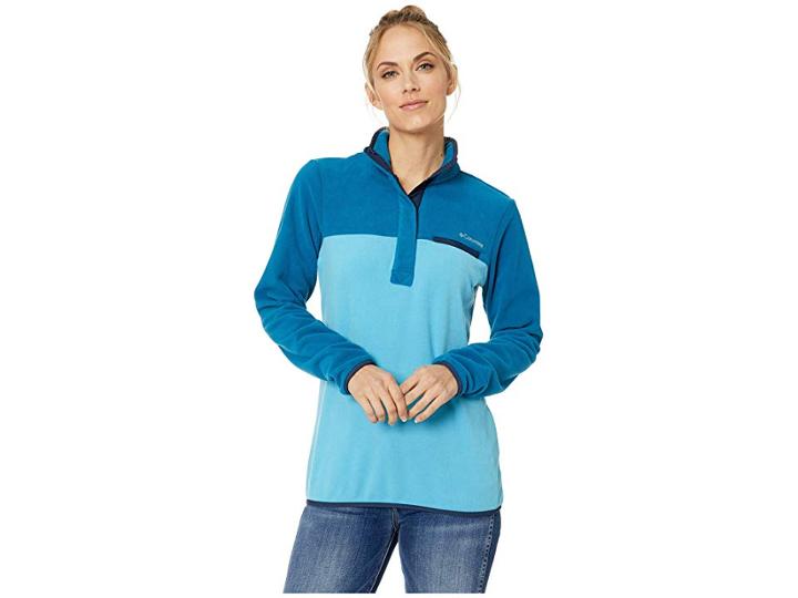 Columbia Mountain Side Pullover (beta/lagoon) Women's Long Sleeve Pullover