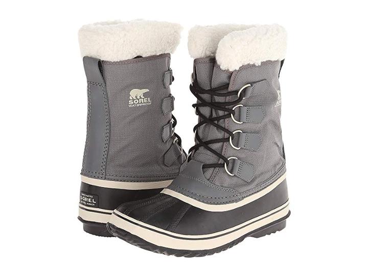 Sorel Winter Carnivaltm (pewter/black/metal Crush/nappa Wax) Women's Cold Weather Boots