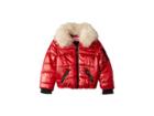 Urban Republic Kids Emma Puffer Jacket W/ Cream Faux Fur Collar (little Kids/big Kids) (red) Girl's Jacket