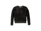 Habitual Girl Kairi Velour Sequin Pullover (big Kids) (black) Girl's Clothing