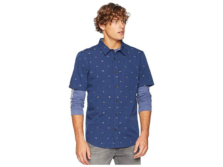 O'neill Original Woven Top (navy) Men's Clothing