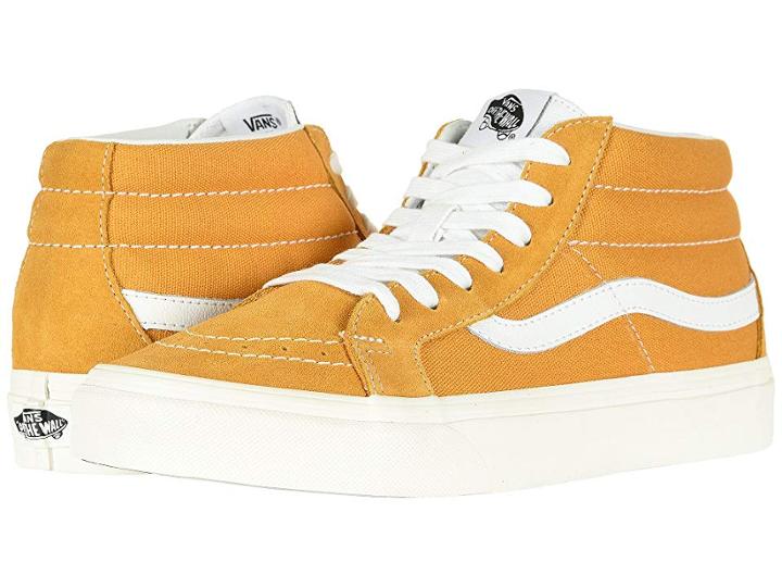 Vans Sk8-mid Reissue ((retro Sport) Sunflower) Skate Shoes