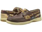 Sperry Top-sider Bluefish 2-eye (tan/floral Novelty) Women's Slip On  Shoes