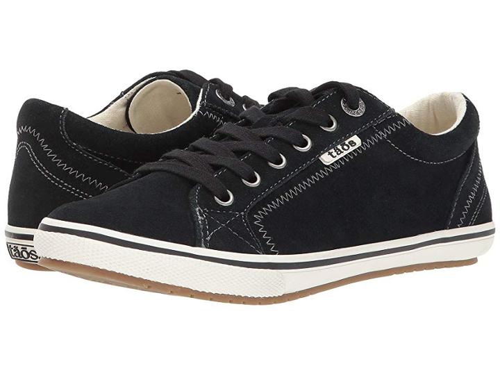 Taos Footwear Retro Star (black Suede) Women's Shoes