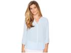 Nydj Blouse W/ Pleated Back (tranquility) Women's Blouse