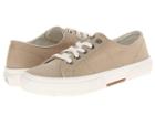 Lauren Ralph Lauren Jolie (khaki Solid Canvas) Women's Lace Up Casual Shoes