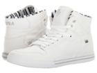 Supra Vaider (white Denim/white) Skate Shoes