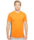 New Balance Accelerate Short Sleeve (alpha Orange/supercell) Men's T Shirt
