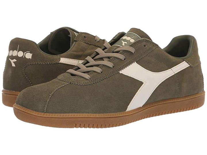 Diadora Tokyo (white/burnt Olive Green) Men's Shoes