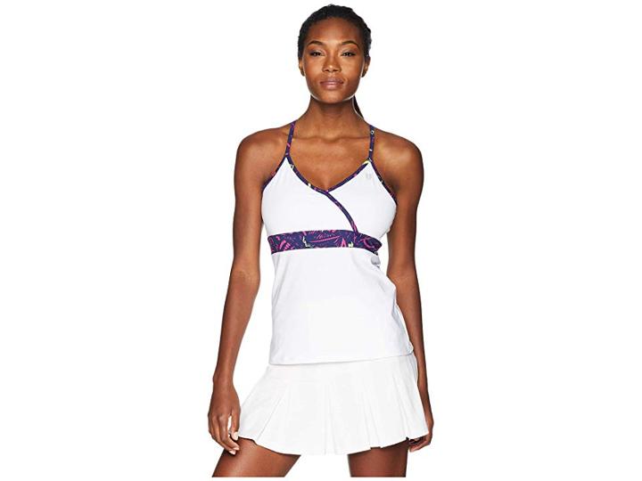 Eleven By Venus Williams Portal Tank Top (white) Women's Sleeveless