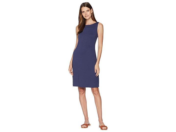 Tommy Bahama Drapey Ponte Sheath Dress (ocean Deep) Women's Dress