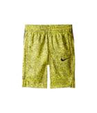 Nike Kids Elite All Over Print Shorts (little Kids) (electrolime) Boy's Shorts