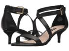 Nine West Xaeden Strappy Heel Sandal (black Leather) Women's Shoes