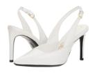 Calvin Klein Rielle Slingback Pump (platinum White) High Heels