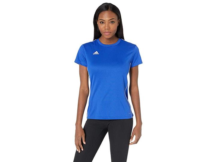 Adidas Core18 Jersey (bold Blue/white) Women's Clothing
