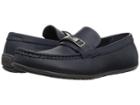Calvin Klein Irving (dark Navy Tumbled Leather) Men's Shoes