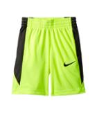 Nike Kids Dry Shorts Avalanche (little Kids/big Kids) (volt/anthracite/black/black) Boy's Shorts