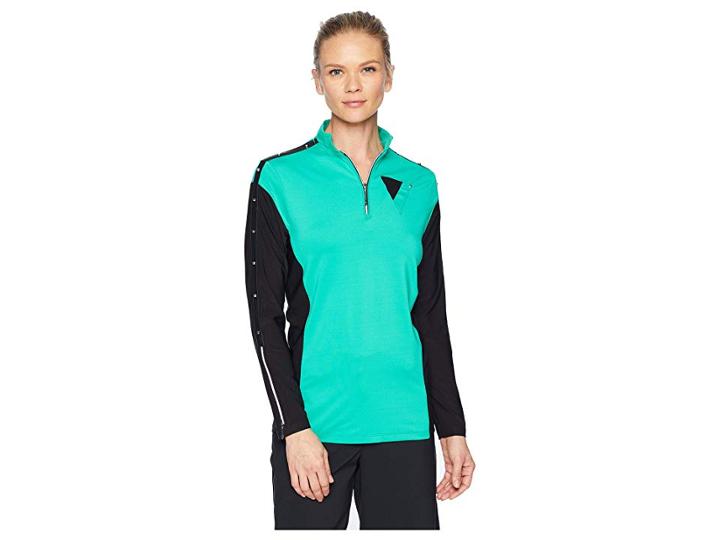 Jamie Sadock Long Sleeve Top (emerald City) Women's Clothing