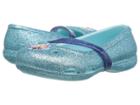 Crocs Kids Lina Frozen Flat (toddler/little Kid) (ice Blue) Girls Shoes