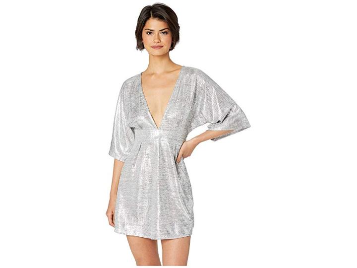 Lucy Love Light Lounge Dress (silver) Women's Dress