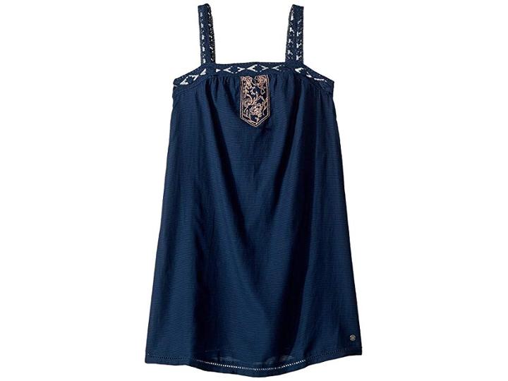 Roxy Kids Miss Your Smile Dress (big Kids) (dress Blues) Girl's Dress