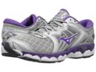 Mizuno Wave Sky (silver/pansy/castlerock) Girls Shoes