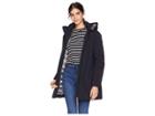 Save The Duck Non Baffled Rain With Removable Hood (black) Women's Coat