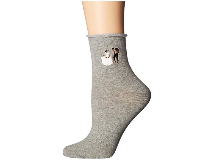 Richer Poorer Dancer Ankle (heather Grey) Women's Crew Cut Socks Shoes