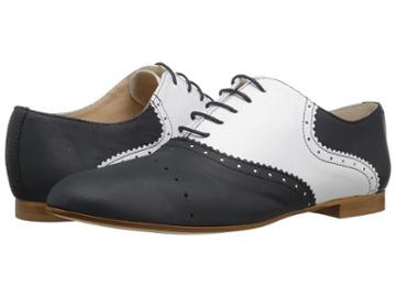 Massimo Matteo Two-tone Oxford (blue/blanco) Women's Lace Up Casual Shoes