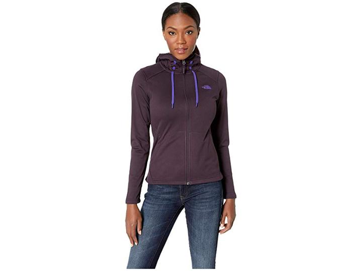 The North Face Tech Mezzaluna Hoodie (galaxy Purple) Women's Sweatshirt