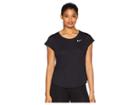 Nike Tailwind Cool Lx Short Sleeve Top (black) Women's Workout