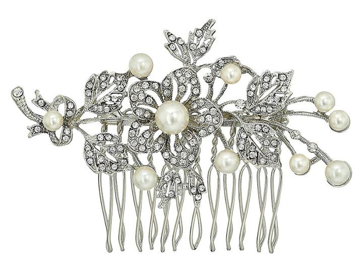 Nina Ladee (rhodium/crystal/pearl) Hair Accessories