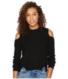 Lucky Brand Cold Shoulder Sweatshirt (lucky Black) Women's Sweatshirt